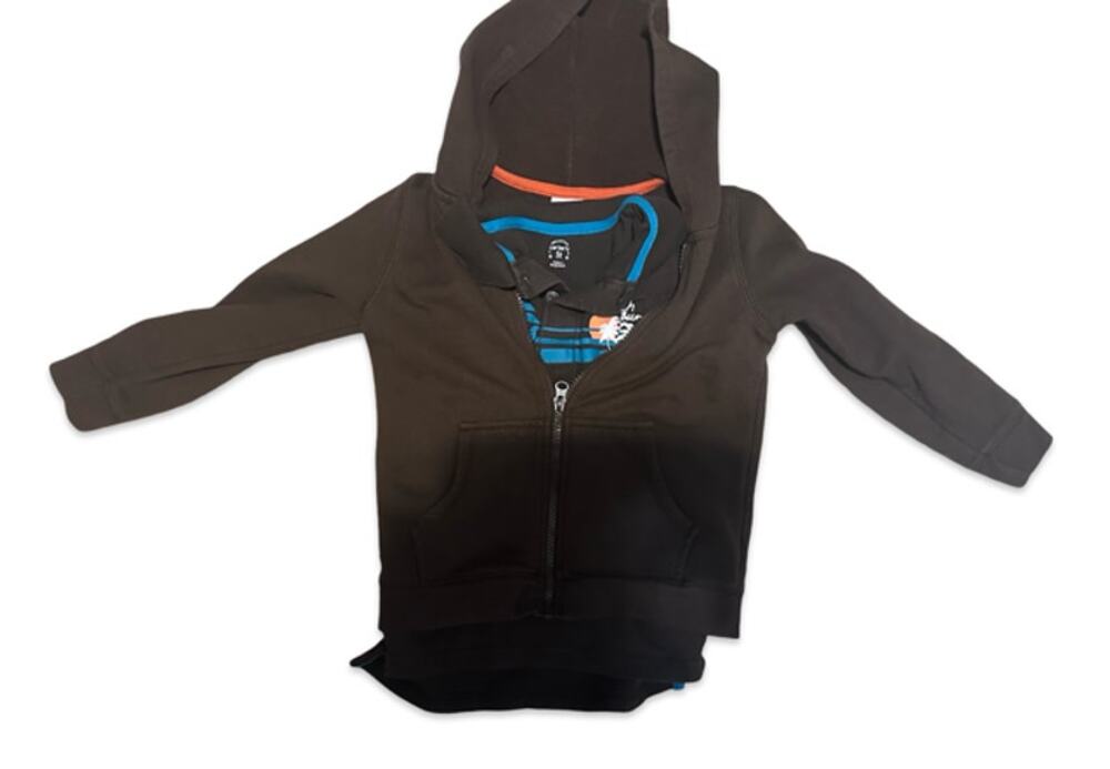 Circo & Carter's Outfit Size 5T Brown Hoodie Blue Graphic T-Shirt 2 Pc